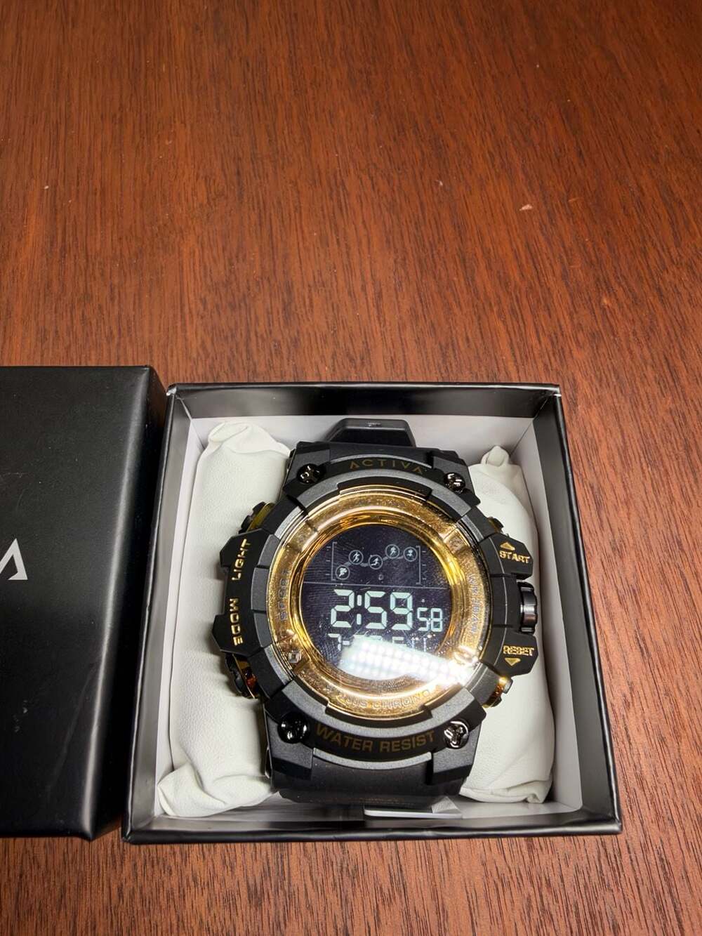 Activa Summit X Invicta Digital Sport Watch 50mm Black and Gold